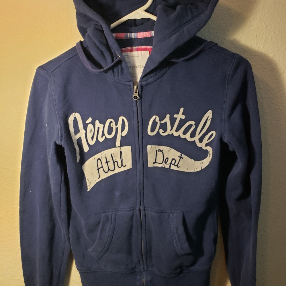 Aeropostale zipup women junior hooded sweatshirt